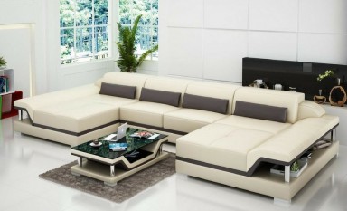 Nexus - U2 - Leather Sofa Lounge Set